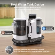 Lubluelu 16500PA Powerful Suction Spot Cleaner Machine (Hot Water Version), Handheld Upright Vacuum with Multi-Function Tools, Dual Water Tank for Rugs, Pets, Car Seats, Sofa, Couch