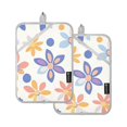 thumbnail image 7 of Yayeee Pot Holders Kitchen Heat Resistant with Pocket 7"x9.8" Cotton Oven Cooking Hot Pads, Blue Retro Flower, 7 of 7