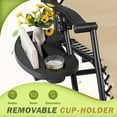 thumbnail image 4 of Devoko Set of 2 Outdoor Casual Adjustable Zero Gravity Chair with Pillow and Cup Holder, 4 of 7