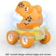 thumbnail image 4 of Vogacara 2 uds. De dinosaurio de juguete para niños, juguete de presión para niños, coche de juguete Push and Go, regalo para niños y niñas (Color de Juguetes No. 4 Vogacara FN007739-04, 4 of 6