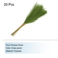 thumbnail image 3 of Uxcell 20Pcs  Pampas Grass,21" Fake Pampas Grass for Wedding Decoration,Grass green, 3 of 7