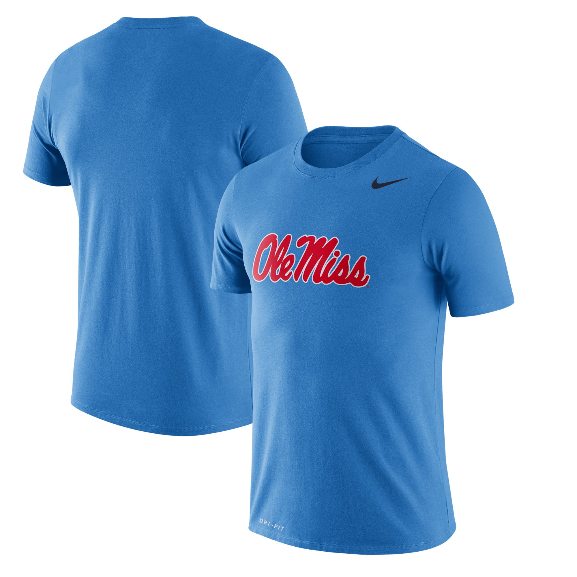 Ole Miss Rebels Nike Legend Logo Performance T-Shirt - Blue - Walmart ...