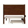 thumbnail image 5 of AFI NoHo 14" Full Wood Platform Bed Frame with Twin Trundle, Walnut, 5 of 7