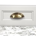 thumbnail image 4 of Yukon - Premium Solid Brass, Cup Pull , 3" cc, Weathered Bronze/Copper, 4 of 6