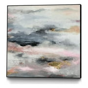 Giant Art Canvas  30x30 A Blush In The Dark (Square) Framed in Multi-Color