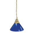 thumbnail image 1 of Holland Bar Stool BL1BRRoyBl Single Shade Pendant Light - Brass, 1 of 1