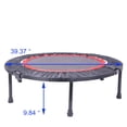 thumbnail image 6 of Indoor Trampoline for Child, Foldble Mini Trampoline with Removable and Adjustable Bracelet and Safety Pad, Safety Spring Cover Padding, No-Spring Band Rebounder, Kid's Activity Center for Jump, S7848, 6 of 7
