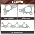 thumbnail image 4 of 1 Pc Exhaust Manifold Header Gasket for Hyundai Accent 1996-2011 for Kia Rio 2006-2011 Engine Manifold Exhaust Gasket No.2852126600, 4 of 6