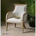 thumbnail image 2 of Uttermost Quintus Fabric Arm Chair in Tan, 2 of 3