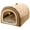 color, variant on golytefs Warm Winter Dog House Mat Detachable Plush Cotton Puppy Shelter Washable Dog Cave Shelter Comfortable Large Dog Bed House Dogs Cats Pet Supplies