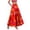 *16-Red, variant on VBVC Women's Boho Floral Maxi Skirt,Summer Beach Vacation Skirt For Women,Ladies High Waist A-Line Long Skirt with Pockets,Dark Blue,S-3XL