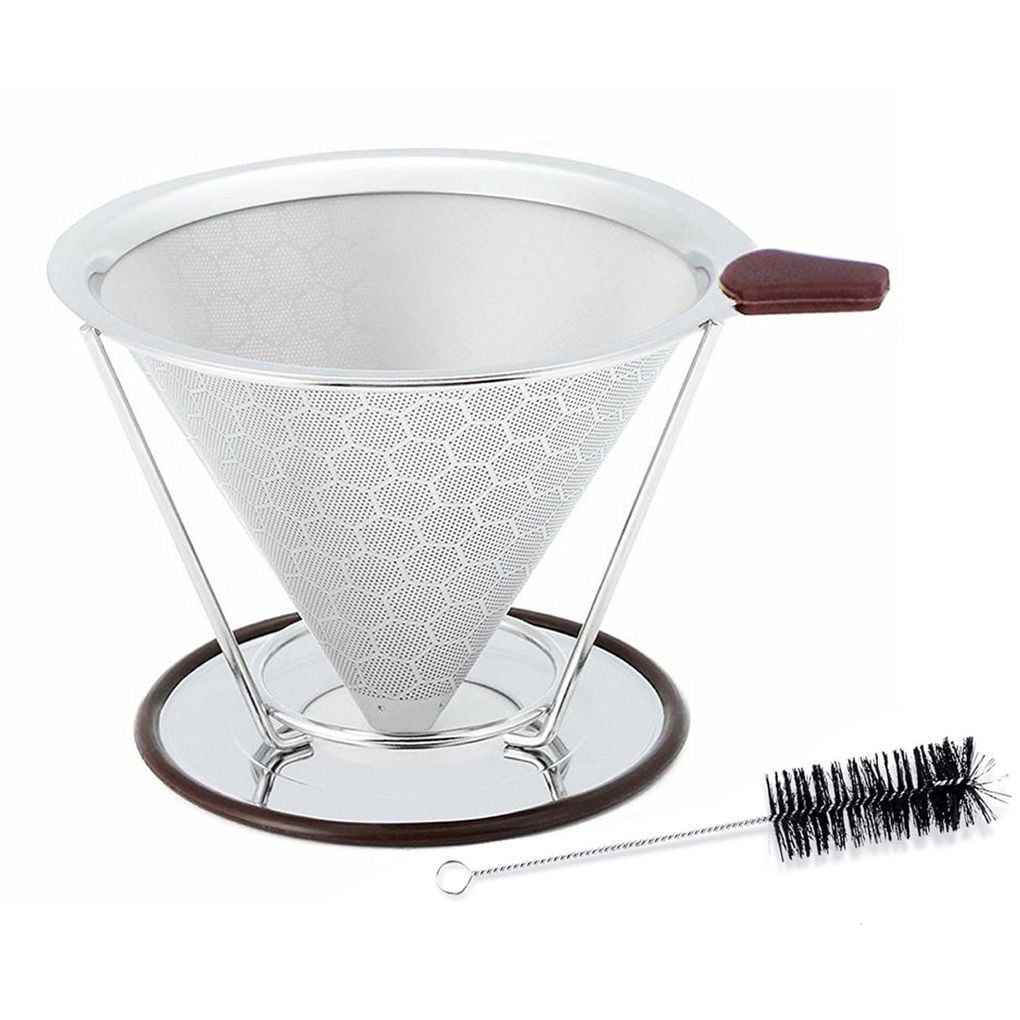 Stainless Steel Coffee Filter Reusable Coffee Filter Cone