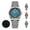 AD2512 blue, variant on 36mm Men's Classic Watch, Analog Quartz with Sapphire Crystal & 100m Water Resistance, Japanese VH31 Sweep Second & BGW9 Luminous, Stainless Steel, AD2512