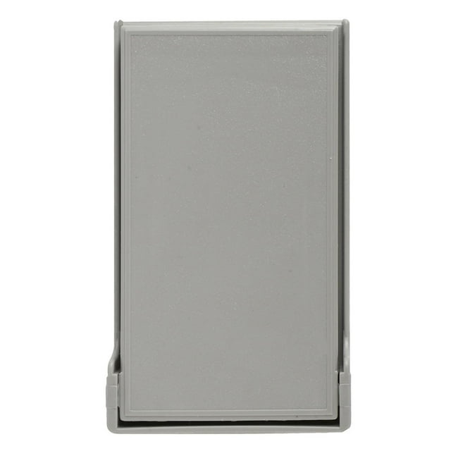 Placa Intemperie Contacto Sencillo Leviton Plástico Gris