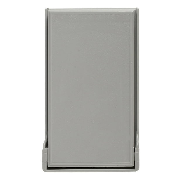 Placa Intemperie Contacto Sencillo Leviton Plástico Gris