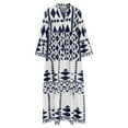 thumbnail image 3 of Womens V-Neck Fashion Printing Casual Dress, 3 of 6