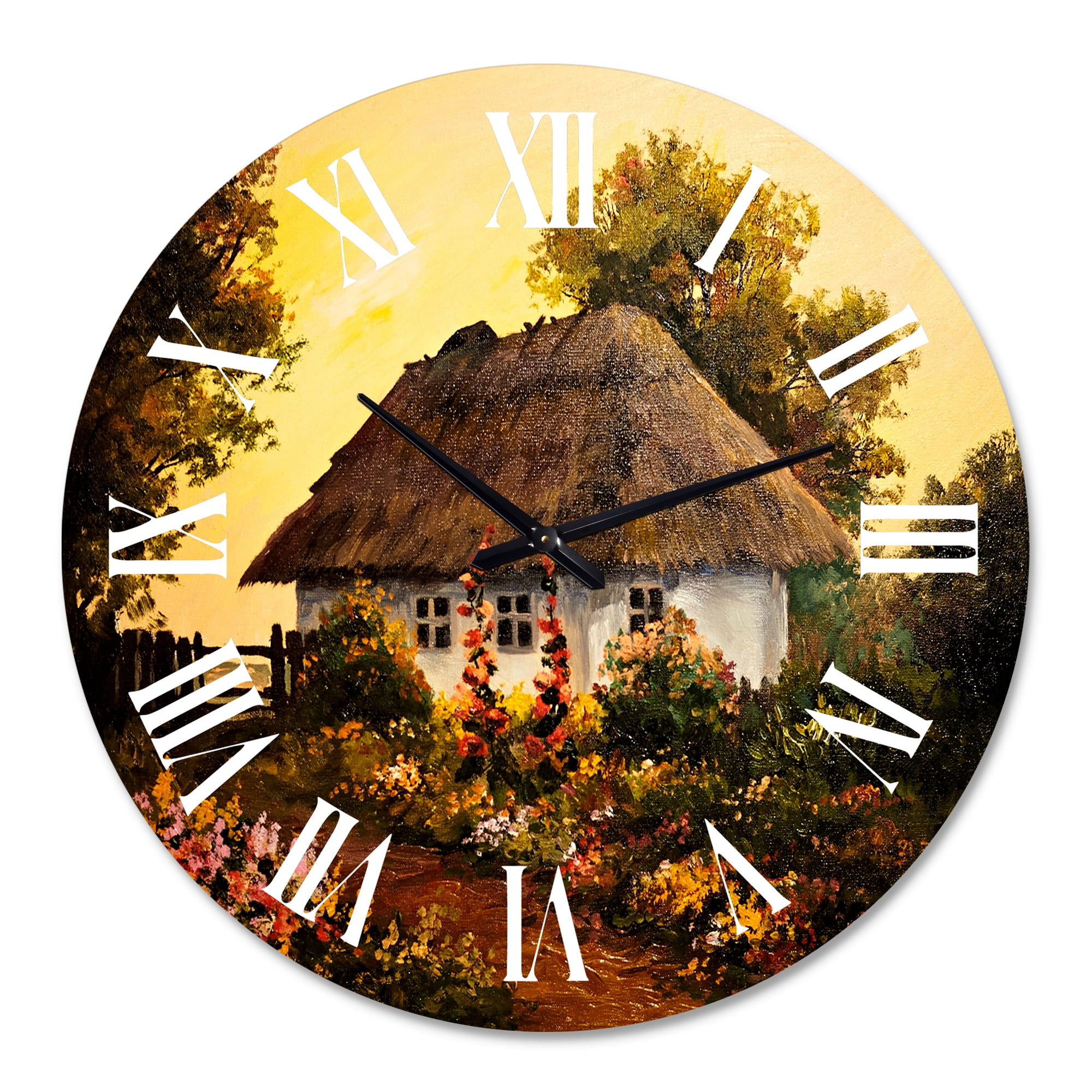 Designart 1 in Quartz Traditional Wall Clock