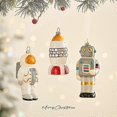 thumbnail image 3 of Red sneakers specifications Christmas decorations creative Christmas tree pendants Santa Claus gloves dress up small ornaments holiday decoration, 3 of 5