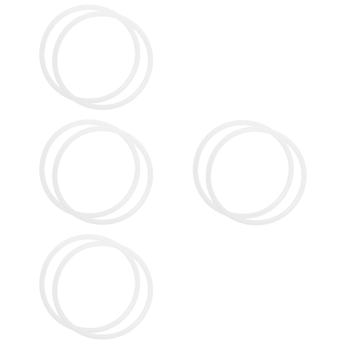 NUOLUX Silicone Pot Ring 8Pcs for Pressure Cooker Easy to Clean
