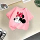 thumbnail image 5 of Camiseta de algodón de moda de verano para niños de Disney, Mickey Saucy Girl, camiseta con estampado creativo de dibujos animados para niño y niña, 5 of 5