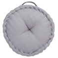 thumbnail image 2 of SAFAVIEH Payton Solid Floor Pillow, 20" x 20", Grey, 2 of 6