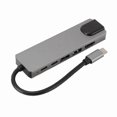 thumbnail image 3 of 6-in-1 USB-C Docking Hub with USB 3.0, HDMI, Ethernet, and Power Delivery Support, 3 of 5