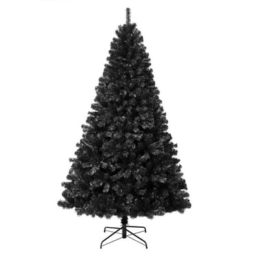 National Tree Company Artificial Christmas Tree, Black, Color Pop, Includes Stand, 7.5 Feet