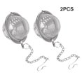 thumbnail image 1 of Garosa 2 Pcs Filtre en Acier Inoxydable Réutilisable Infuseur de Boule de Thé Accessoire de Cuisine, Diffuseur de Thé, Accessoire de Boule de Thé, 1 of 8