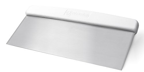 Pizza Dough Perfect for Pastry Bread Baking Herbs PEI Extra Large commercial dough cutter/bench scraper 5.5 x 12-inch stainless steel blade Chocolate Soap