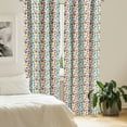 thumbnail image 2 of Ambesonne Dragon Curtains, Pattern Colored, Pair of 28"x63", Multicolor, 2 of 5