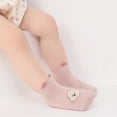 thumbnail image 4 of ZCFZJW Cute Cartoon Pattern Baby Floor Socks Summer Toddler Kids Boys Girls Anti-Slip Slipper Shoes Home Indoor Soft Soled Shoes Socks Z11-Pink 3-5 Years, 4 of 6