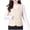 #272-Beige, variant on Womens Lightweight Quilted Vest Long Sleeve Solid Color Thermal Slim Fit Puffer Vest for Winter Warmth Layering 1-Pack Gift