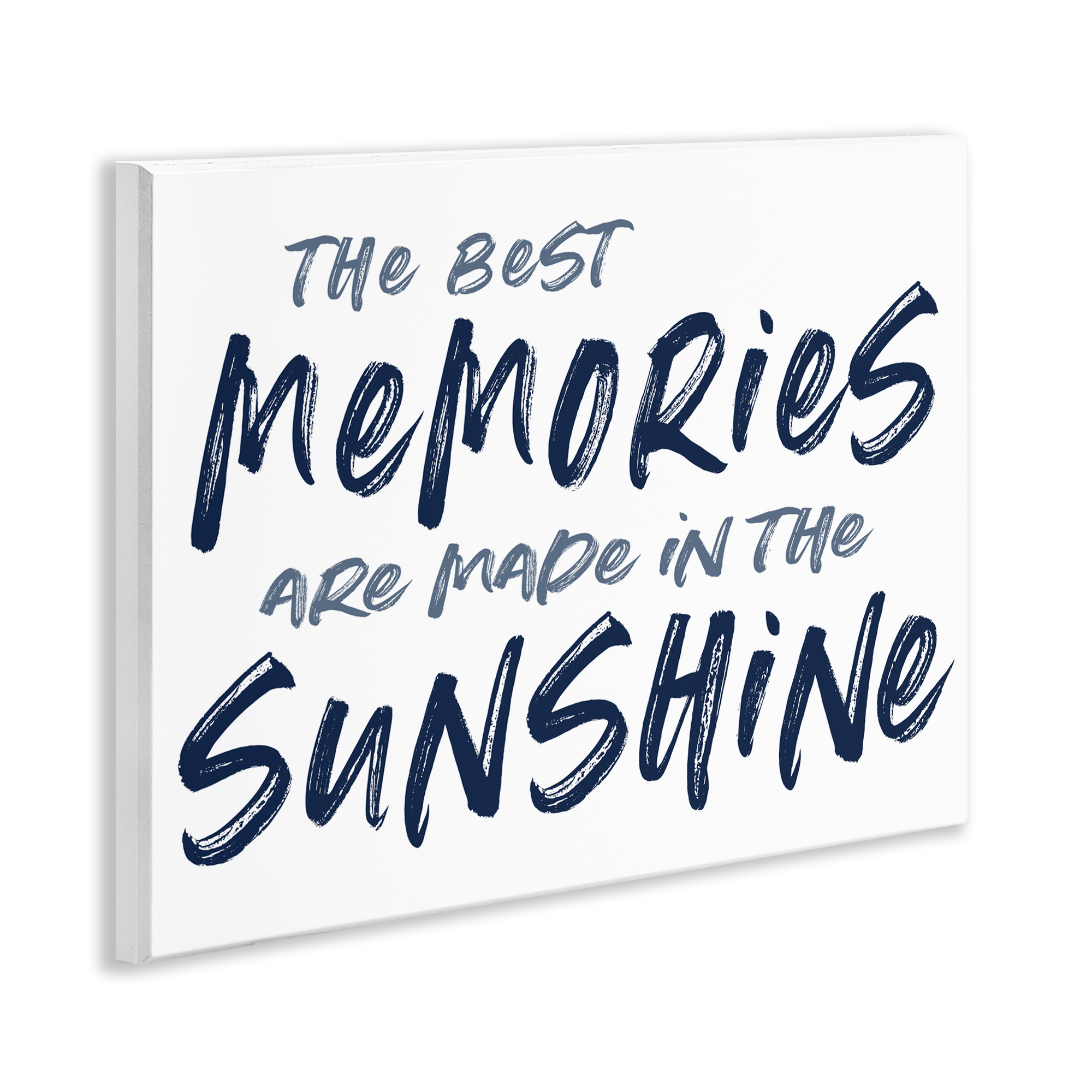 Memories Made In Sunshine Wall Plaque Art, design by Lettered and Lined