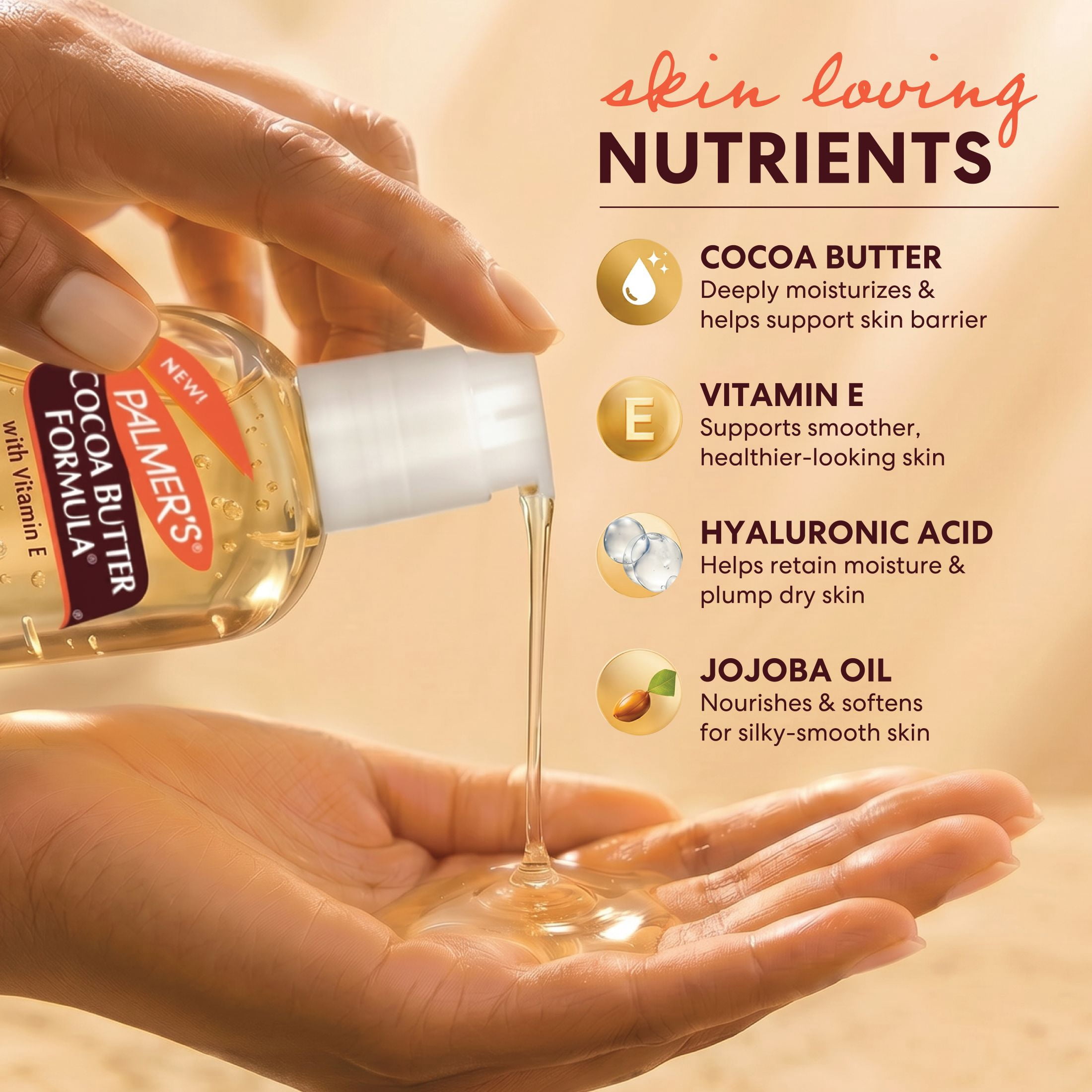 Palmer's Cocoa Butter Formula Gel Oil Deep Radiance 8 fl. oz.