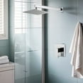 thumbnail image 2 of Single Handle Square 1-Spray Shower Faucet 1.8 GPM with 15 in. Shower Arm and Pressure Balance, 2 of 6
