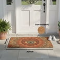 thumbnail image 3 of Abbott Doormat Durable Natural Coco Coir Doormat, Weather Resitant Mat Outdoor & Indoor Entrance, Home Decor Large Doormat, 18x30", Psychedelic Eye, 3 of 6