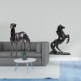 thumbnail image 2 of Greyhound Dog Statue Resin Animal Figurine Horse Sculpture Vivid Resin Material Shelf Study Room Ornament, 2 of 8
