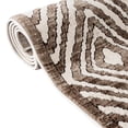 thumbnail image 6 of Unique Loom Hermitage Collection Area Rug - Loggias (2' 6" x 14' Runner Chocolate Brown/Black), 6 of 11