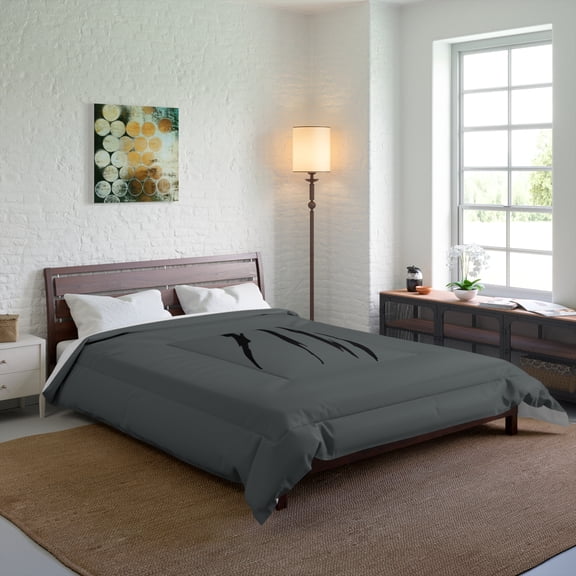 Effete Feline Claw Marks Scratch Comforter