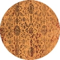 thumbnail image 1 of Ahgly Company Indoor Round Oriental Orange Industrial Area Rugs, 8' Round, 1 of 4