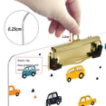 thumbnail image 4 of Plastic Clipboard Acrylic Hanging Clip Board with silver Low Profile Office School Supplies 12.5x9 Cute Cars and Triangles, 4 of 9