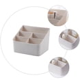 thumbnail image 2 of KAKOWELY Durable Plastic Storage Rack for Snacks Tea Bags Pens Business Cards Beige 7.8x4.3x5.9 Inches,7.48"X6.3"X5.51", 2 of 4