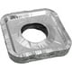 thumbnail image 1 of Cubiertas para quemadores de estufa, 50 piezas, cubiertas cuadradas para quemadores de estufa de gas de papel de aluminio, cubiertas desechables con revestimiento de babero más grueso para t, 1 of 5