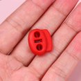 thumbnail image 4 of 25pcs Plastic Cord Locks End Spring Stopper Fastener Slider End Spring Stoppers Toggles for Drawstring Red, 4 of 5