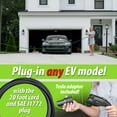 thumbnail image 6 of Deco Home Level 2 EV Charging Station, 240V 40A, SAE J1772 Plug and NEMA 14-50 Plug, Tesla Adapter Included, 6 of 10