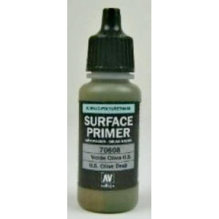 Surface Primer - US Olive Drab (1/2 oz.) New (Best Primer For Painting Formica)