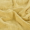 thumbnail image 5 of Home Soft Things Reversible Tweed Throw Blanket, Super Soft & Cozy - Jojoba Yellow, 60x80", 5 of 8