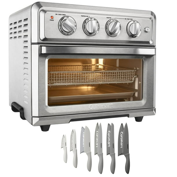 Cuisinart TOA60 Convection Toaster Oven Air Fryer with Light, Silver