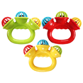 thumbnail image 4 of 3 Pcs Soothing Toys Percussion Instrument Jingle Bell Toy Baby Toddler Plastic Music Rattles Tambourine Small Hand Infant Assorted Color, 4 of 5