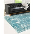 thumbnail image 4 of Contemporary Sling Collection Area Rug 2'7"x10' - Turquoise, 4 of 5